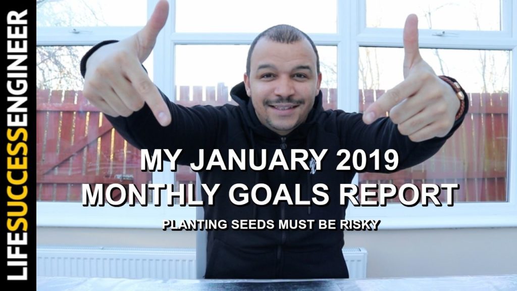 My January 2019 Monthly Goals & Income Report: Planting Seeds Must Be Risky